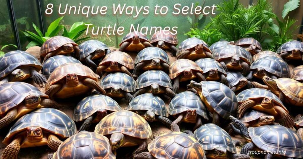 8 Unique Ways to Select Turtle Names