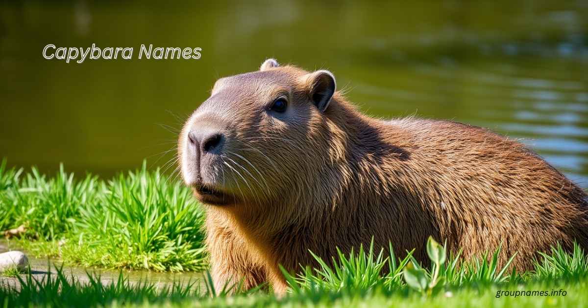 Capybara Names