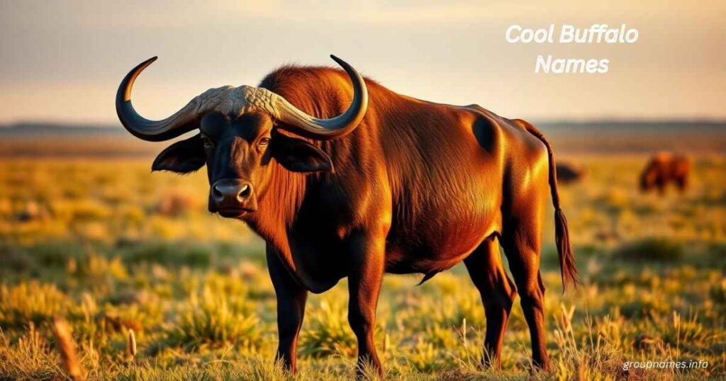 Cool Buffalo Names