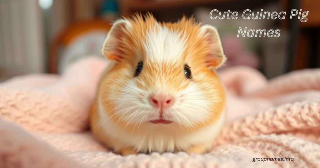 Cute Guinea Pig Names