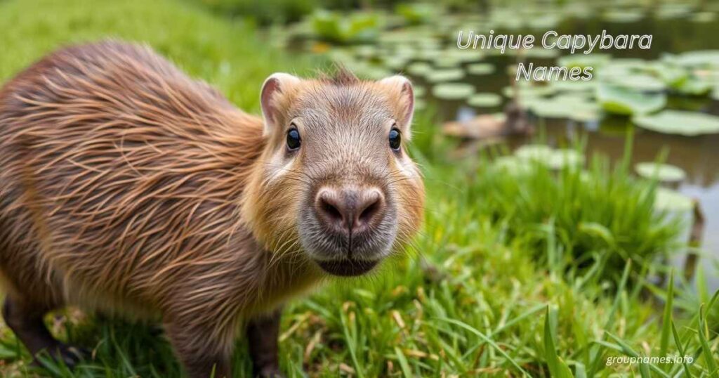 Unique Capybara Names