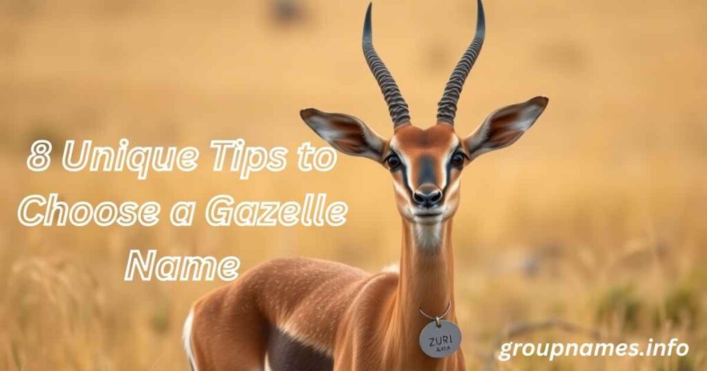 8 Unique Tips to Choose a Gazelle Name