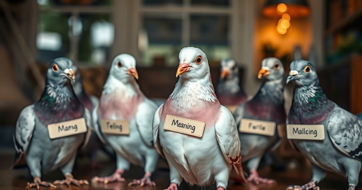 Dove Pet Names with Meanings