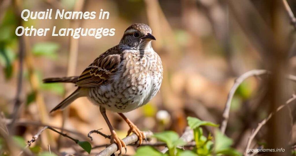 Quail Names in Other Languages
