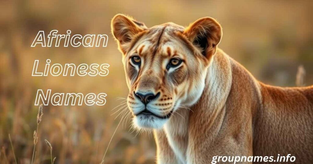 African Lioness Names
