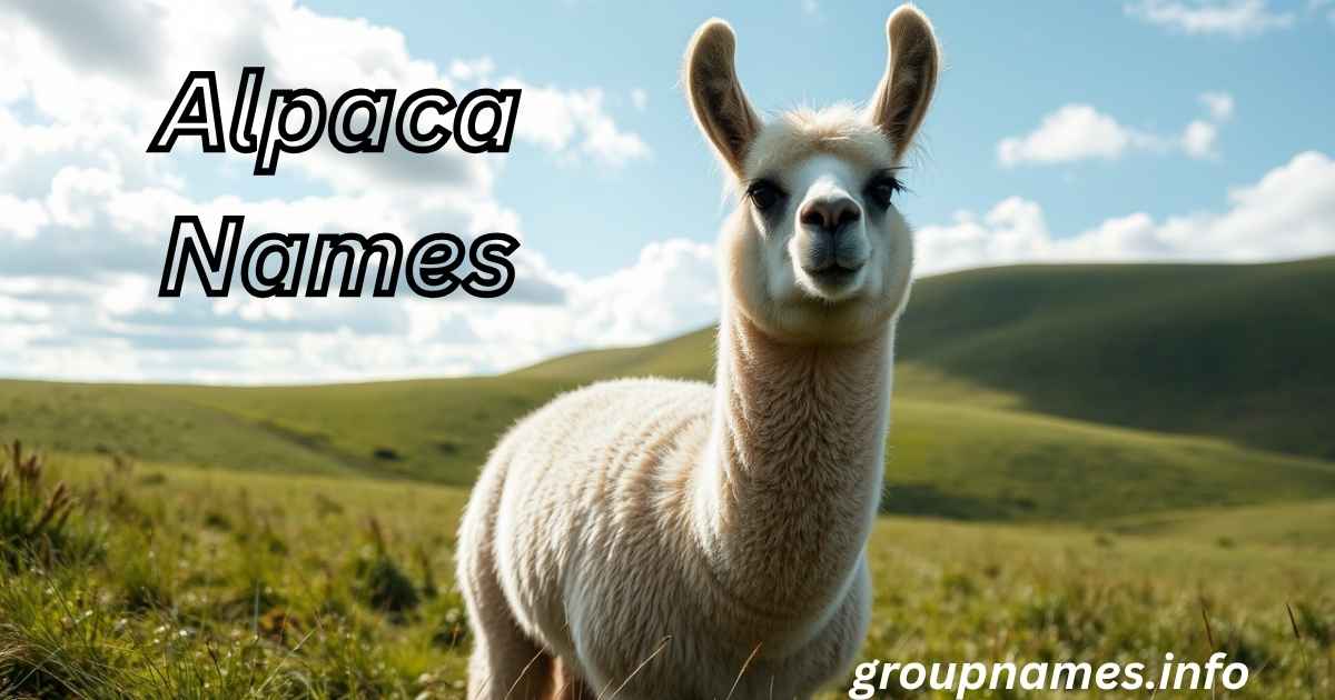 Alpaca Names