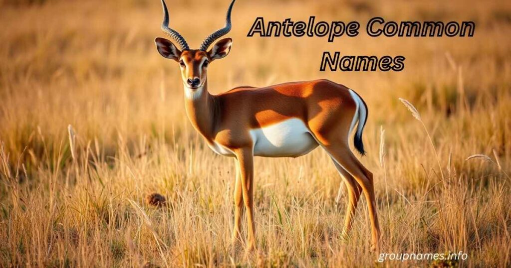 Antelope Common Names