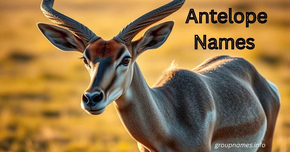 Antelope Names