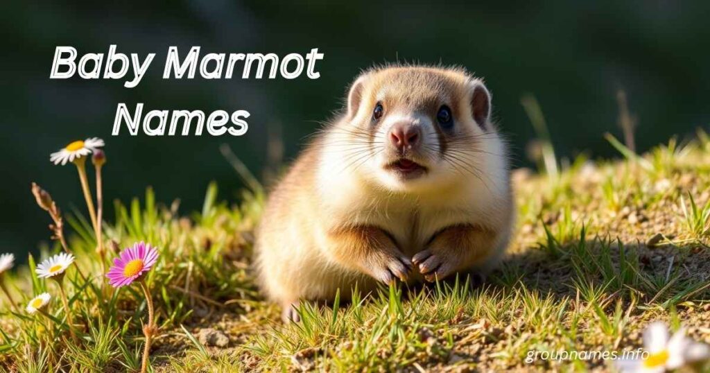 Baby Marmot Names 