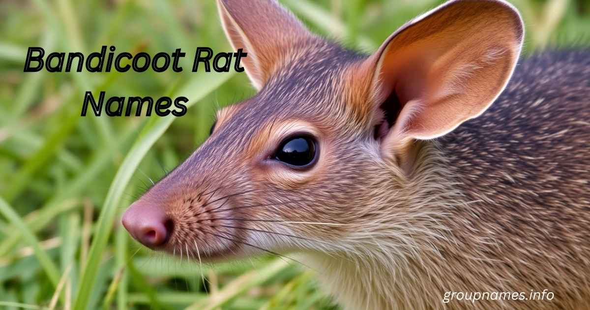 Bandicoot Rat Names