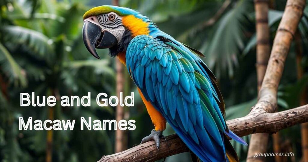 Blue and Gold Macaw Names