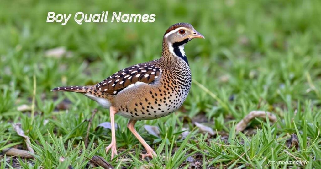 Boy Quail Names