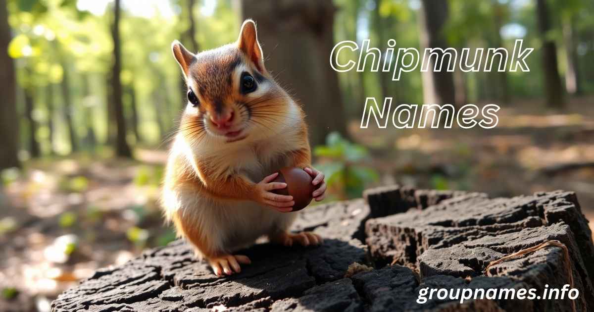 Chipmunk Names
