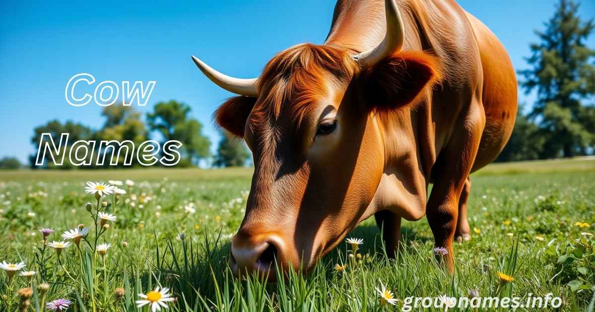 Cow Names