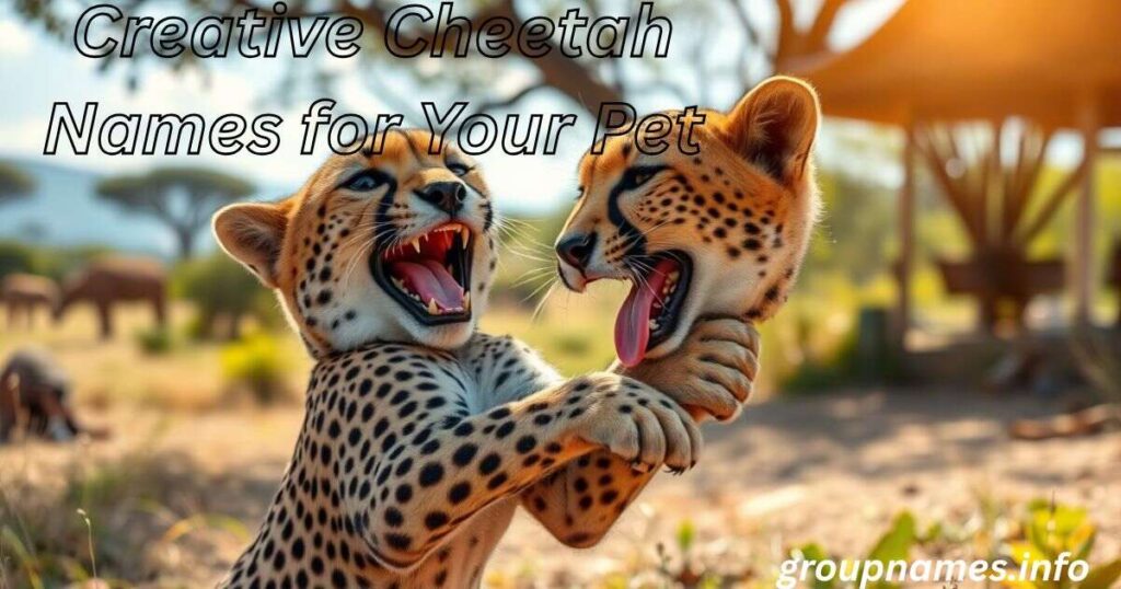 Creative Cheetah Names for Your Pet