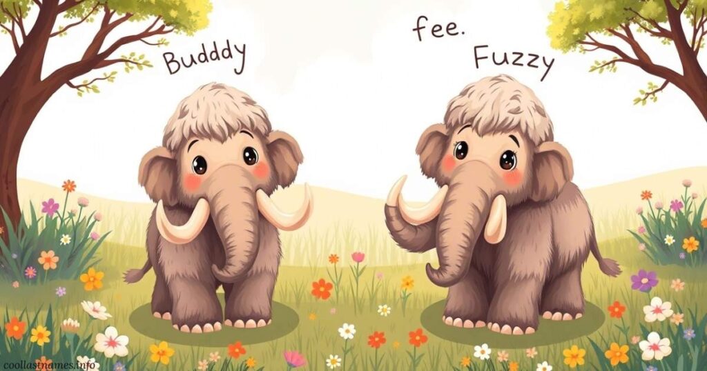 Cute Mammoth Names