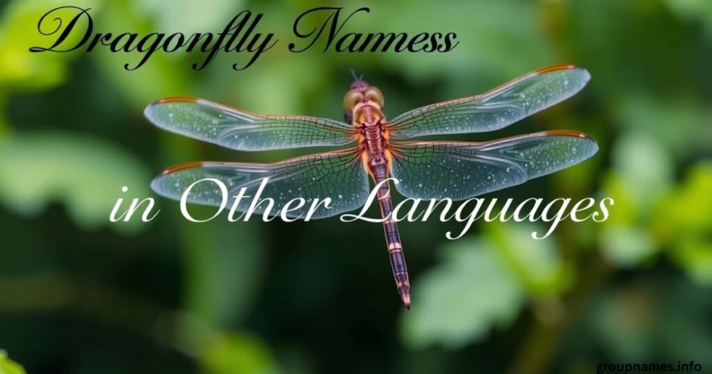 Dragonfly Names in Other Languages