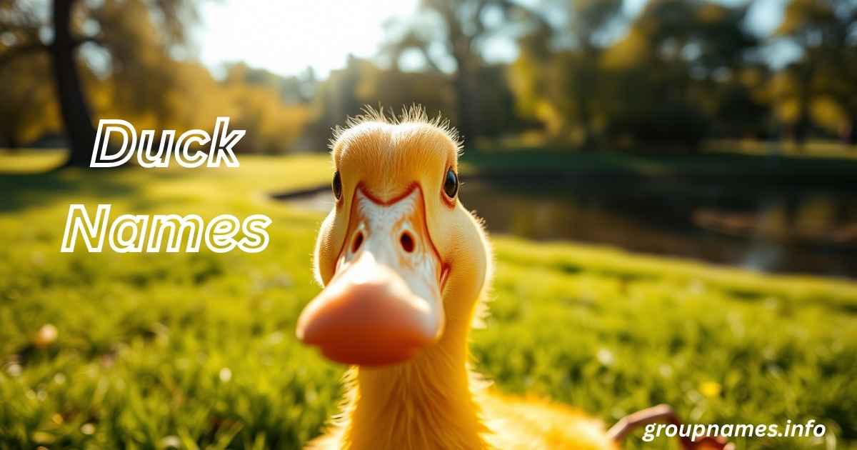 Duck Names