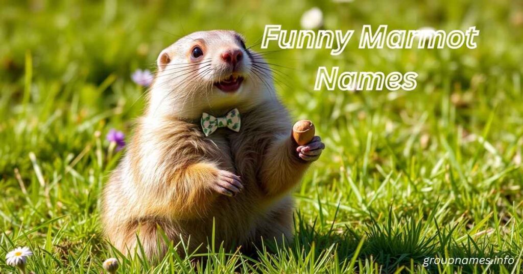 Funny Marmot Names 