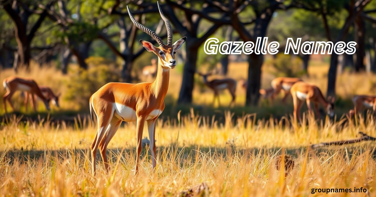 Gazelle Names