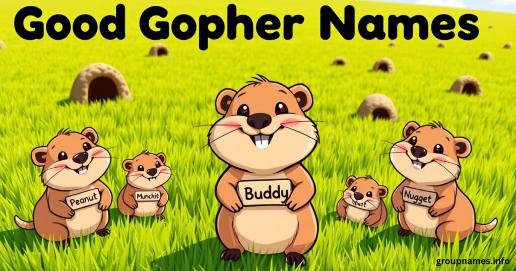 Good Gopher Names