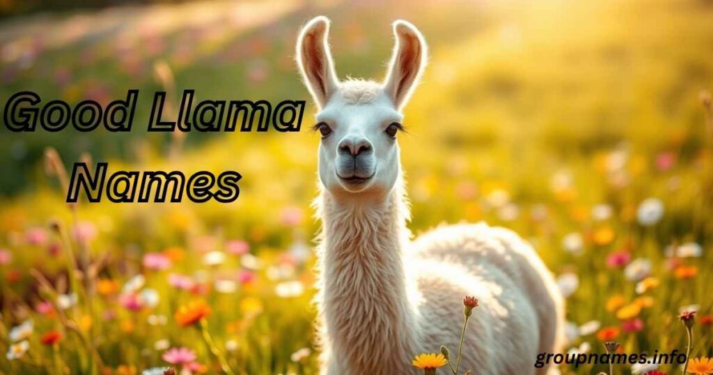 Good Llama Names