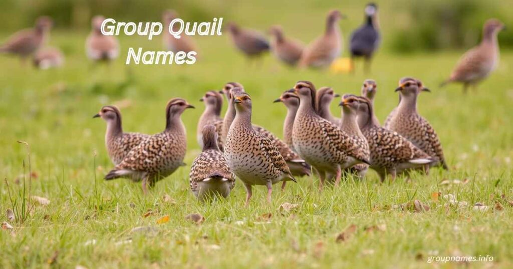 Group Quail Names