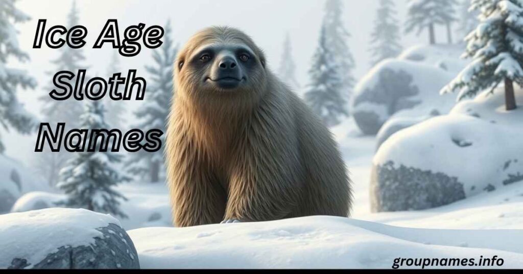 Ice Age Sloth Names