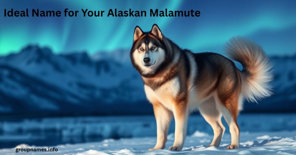 Ideal Name for Your Alaskan Malamute