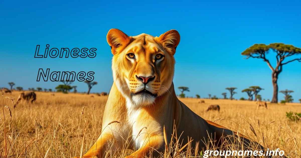 Lioness Names