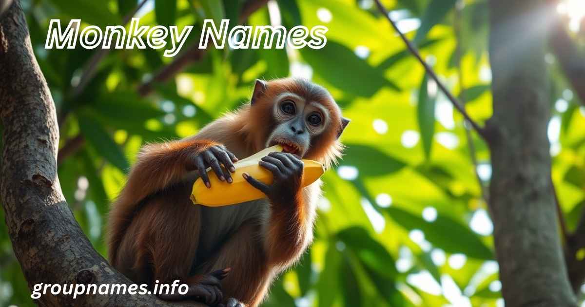 Monkey Names