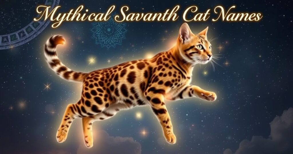Mythical Savannah Cat Names