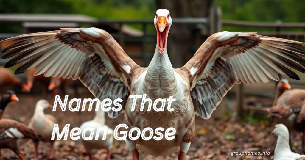 Names That Mean Goose