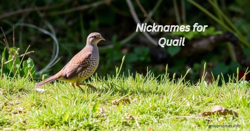 Nicknames for Quail
