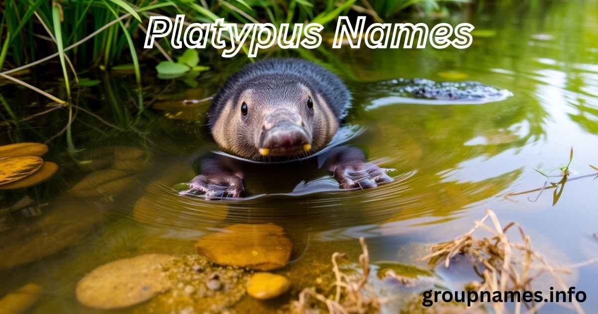 Platypus Names