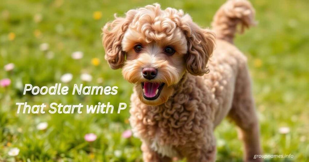 Poodle Names That Start with P