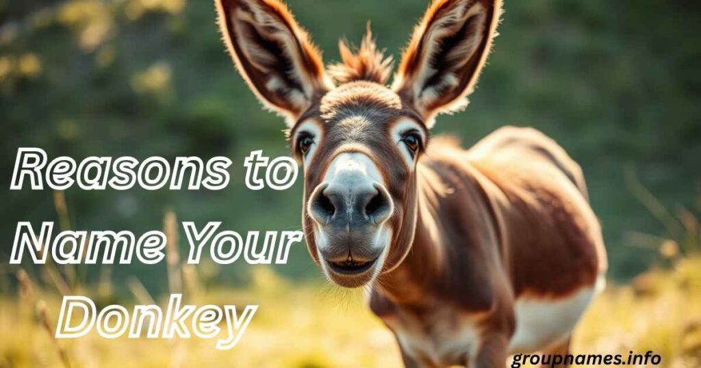 Reasons to Name Your Donkey