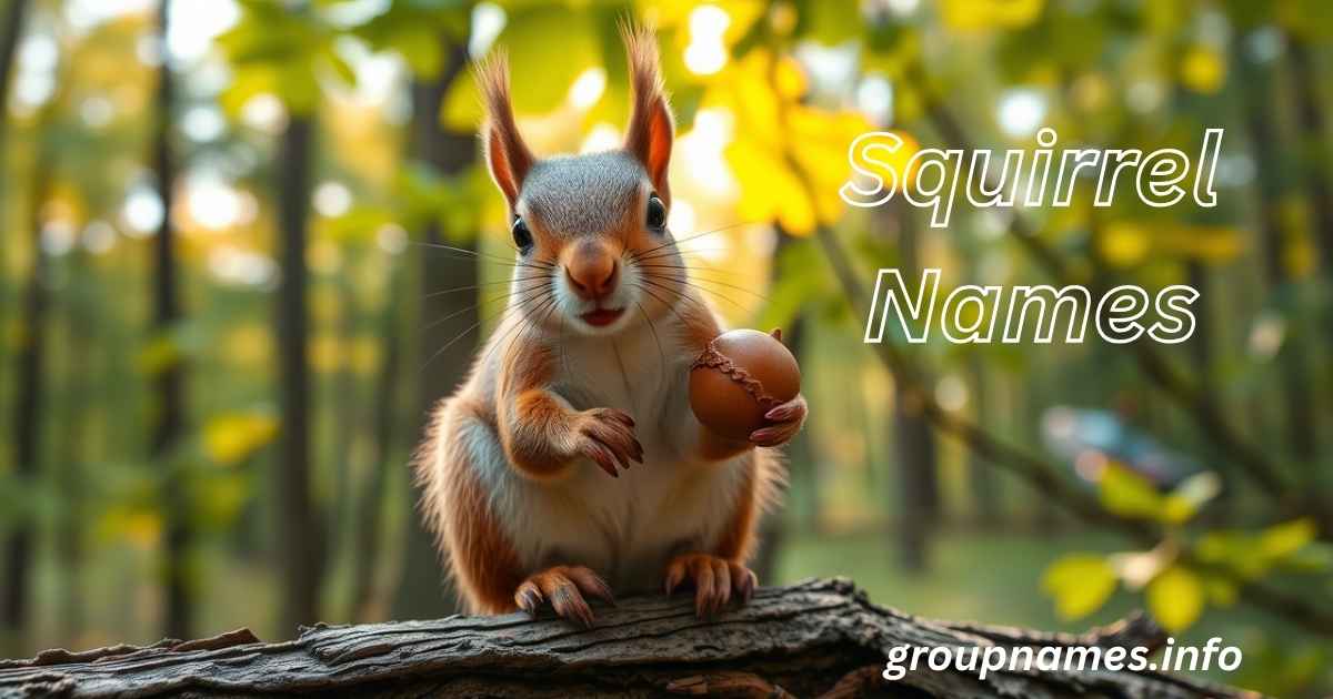 Squirrel Names
