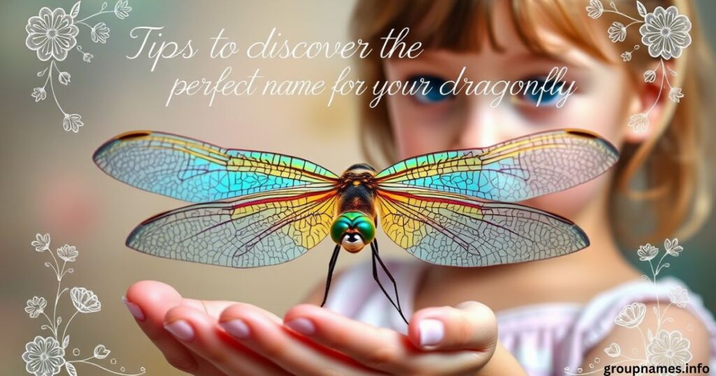 Tips to Discover the Perfect Name for Your Dragonfly