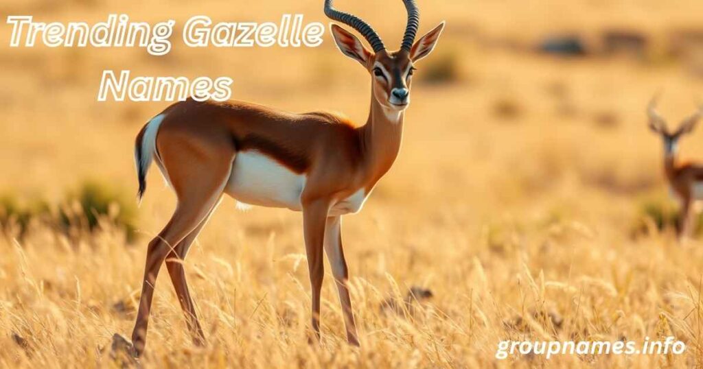 Trending Gazelle Names