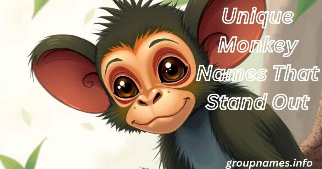 Unique Monkey Names That Stand Out