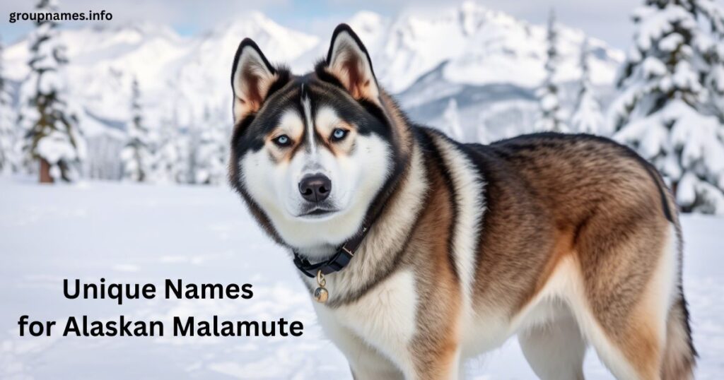Unique Names for Alaskan Malamute