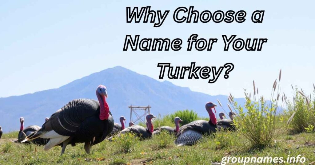 Why Choose a Name for Your Turkey?
