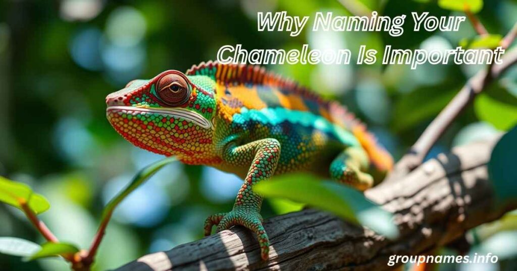 Why Naming Your Chameleon Is Important