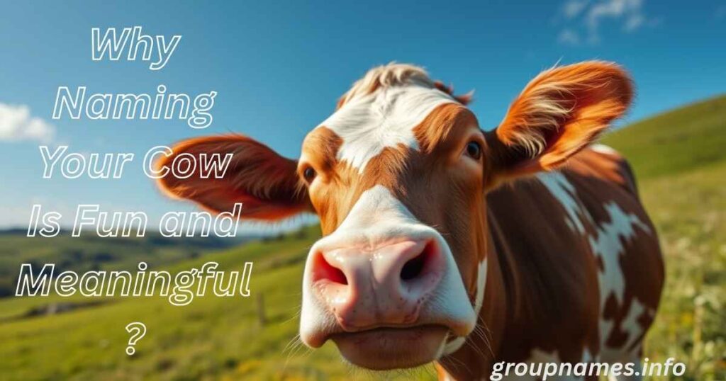 Why Naming Your Cow Is Fun and Meaningful?