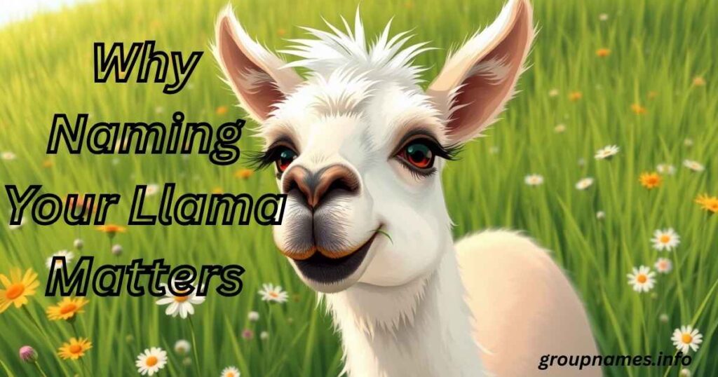 Why Naming Your Llama Matters