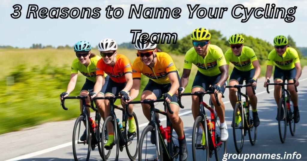 3 Reasons to Name Your Cycling Team