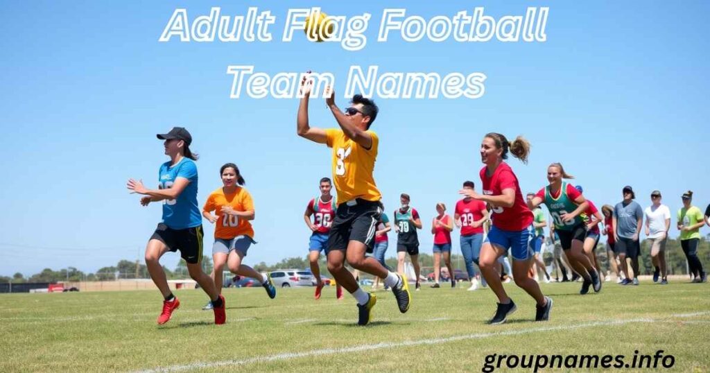 Adult Flag Football Team Names
