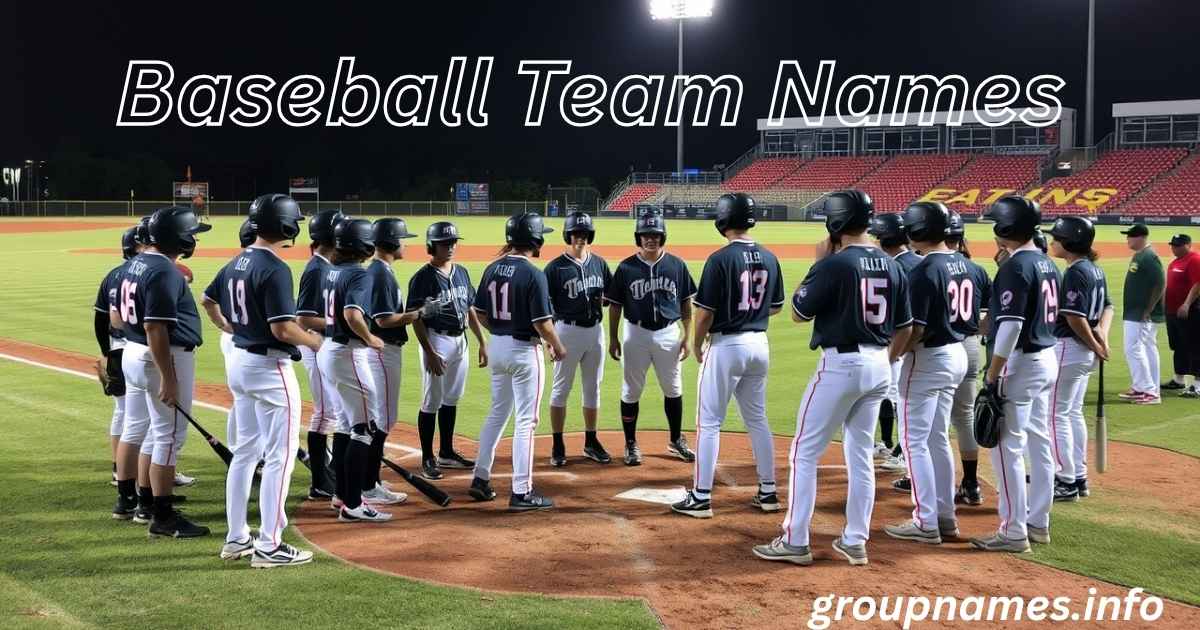 Baseball Team Names