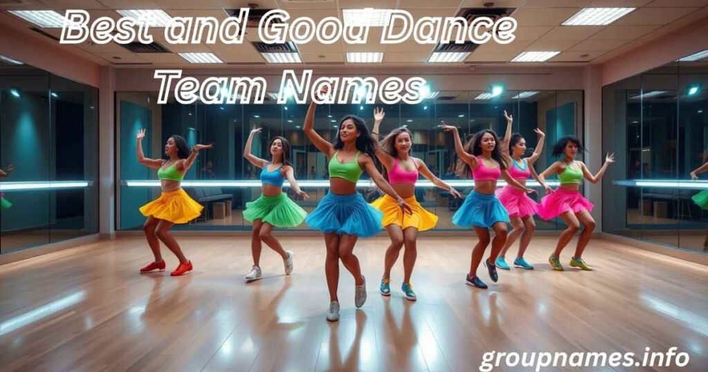 Best and Good Dance Team Names